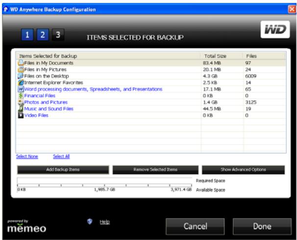 WESTERN DIGITAL WORLD EDITION II - Modification des fichiers sélectionnés - 1