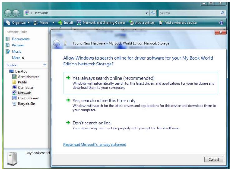 WESTERN DIGITAL WORLD EDITION II - Sous Windows Vista/Windows 7 - 3