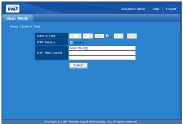 WESTERN DIGITAL WORLD EDITION II - Date & Time (Date et heures) - 4