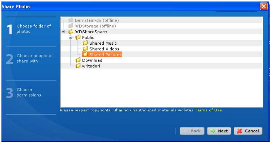 WESTERN DIGITAL WORLD EDITION II - Partage de photos - 2
