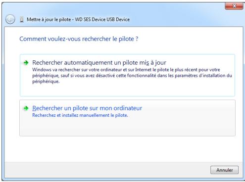 WESTERN DIGITAL MY BOOK ESSENTIAL - Cliquez sur Rechercher des logiciels de pilote sur mon ordinateur. - 1
