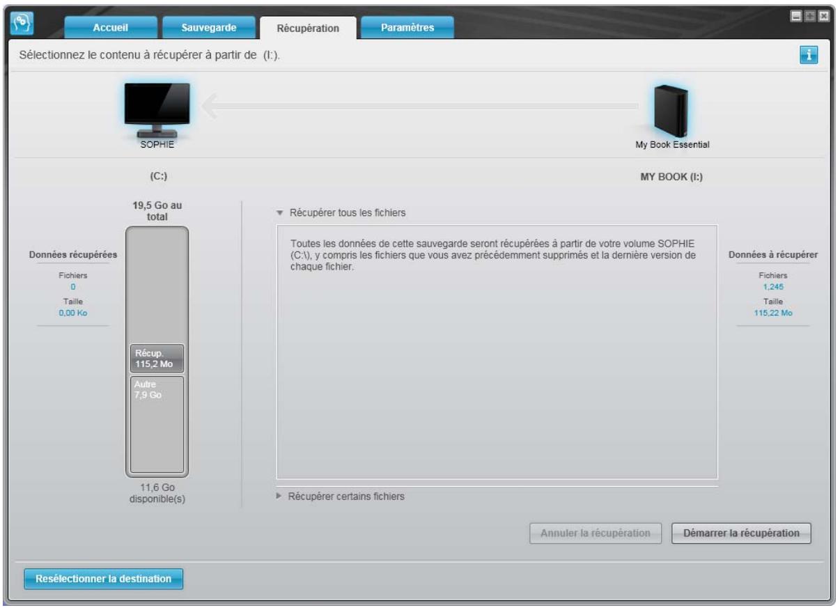 WESTERN DIGITAL MY BOOK ESSENTIAL - Récupération d'un fichier - 3