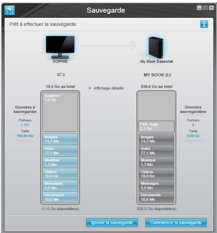 WESTERN DIGITAL MY BOOK ESSENTIAL - ÀpRES avoir lancé votre première sauvêgarde : - 1