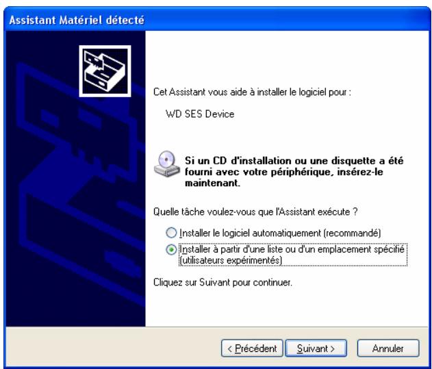 WESTERN DIGITAL MY BOOK ESSENTIAL - Installation du lecteur manuellement - 2
