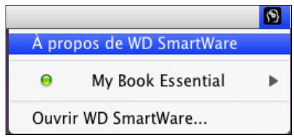WESTERN DIGITAL MY BOOK ESSENTIAL - Ouverture du logiciel WD SmartWare - 1