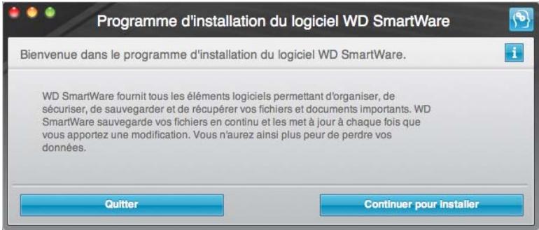 WESTERN DIGITAL MY BOOK ESSENTIAL - Installation du logiciel WD SmartWare - 2