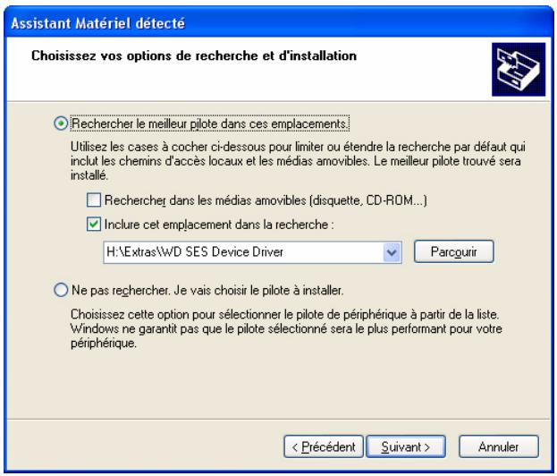 WESTERN DIGITAL MY BOOK ESSENTIAL - d. Cliquez sur Suivant : - 1