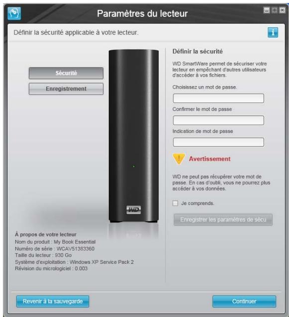 WESTERN DIGITAL MY BOOK ESSENTIAL - ÀpRES avoir lancé votre première sauvêgarde : - 2