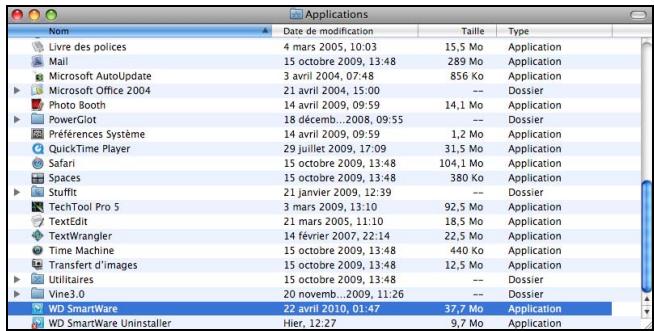 WESTERN DIGITAL MY BOOK ESSENTIAL - Ouverture du logiciel WD SmartWare - 2
