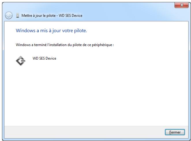 WESTERN DIGITAL MY BOOK ESSENTIAL - Quand l'installation est terminée, cliquez sur Terminer : - 1