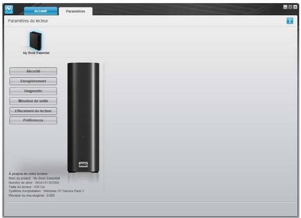 WESTERN DIGITAL MY BOOK ESSENTIAL - Protection du lecteur par mot de passage - 2