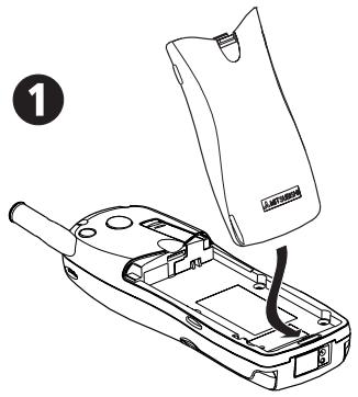 MITSUBISHI G310 - Insertion de la carte SIM - 2