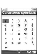 MITSUBISHI M420I - Insertion de caractères spéciaux, d'icones d'e-mail ou de texte - 2