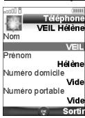 MITSUBISHI M420I - Carte du repertoire téléphonique - 1