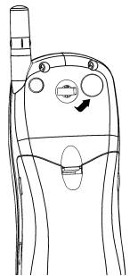 MITSUBISHI T300 - Fixation du bouton sur le téléphone - 1