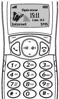 MITSUBISHI TRIUM GEO GPRS - Disposition du clavier - 1