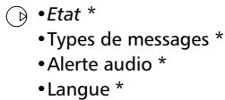 MITSUBISHI TRIUM GEO GPRS - Organisation du menu - 8