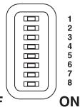 MITSUBISHI CP30DW - ■ CONFIGURATION DES COMMUTATEURS DIP - 1