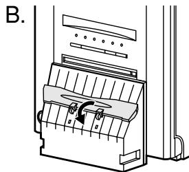 MITSUBISHI CP9550DW - Installation du receveur de papier - 2