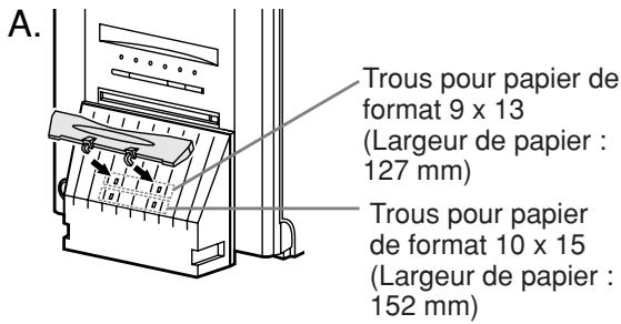 MITSUBISHI CP9550DW - Installation du receveur de papier - 1