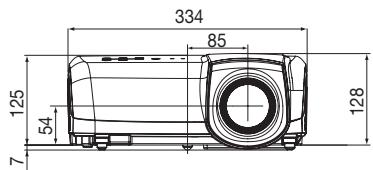 MITSUBISHI HC5000 - Schéma d'encombrement (unité : mm) - 3
