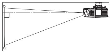 MITSUBISHI HC5000 - Projection avant, fixation au plafond - 1