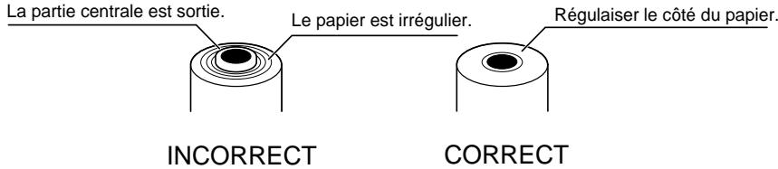 MITSUBISHI P93E - Lors du réglage du papier, suivre les précautions suivantes afin d'éviter que le papier se coince. - 1