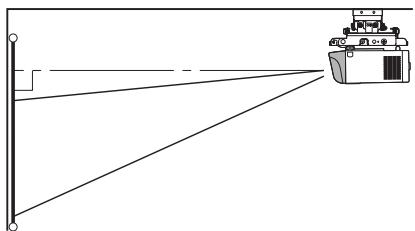 MITSUBISHI SD105U - Projection avant, fixation au plafond - 1