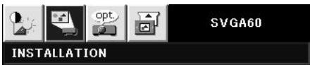 MITSUBISHI SD105U - Utilisation du menu - 2