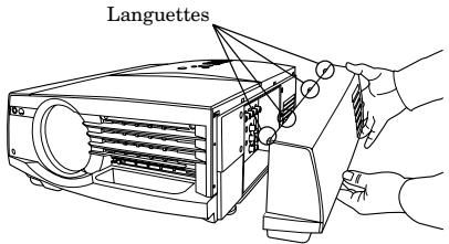 MITSUBISHI XL5950 - Insérer les piles à anode sèche dans le dispositif anti-effraction. - 3