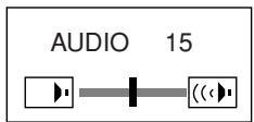 MITSUBISHI XL5980LU - Volume du haut-parleur - 1
