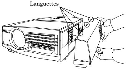 MITSUBISHI XL5980LU - Insérer les piles à anode sèche dans le dispositif anti-effraction. - 3