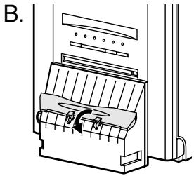 MITSUBISHI CP9550DW-S - INSTALLATION DU RECEVEUR DE PAPIER - 2