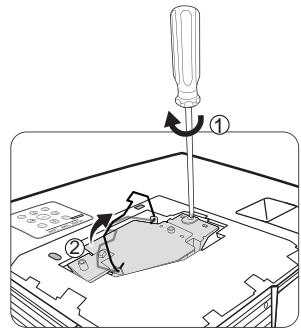 MITSUBISHI EX200U - Remplacement de la lampe - 3
