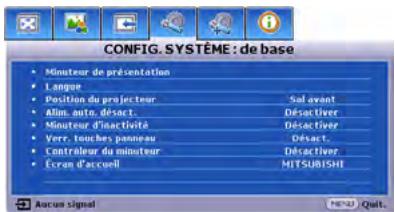 MITSUBISHI EX200U - Utilisation des menus - 3