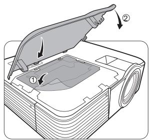 MITSUBISHI EX200U - Remplacement de la lampe - 7