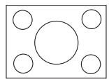 MITSUBISHI EX240U - Identification de la taille de projection souhaitatione - 1