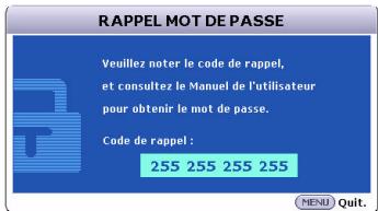 MITSUBISHI EX240U - Procedure de rappel de mot de passer - 1