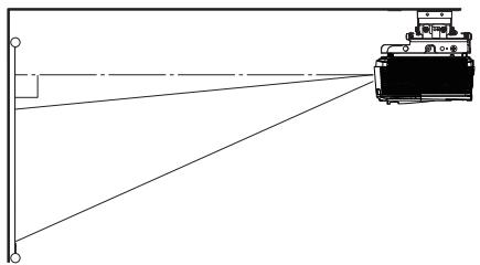 MITSUBISHI FD630U - Projection avant, fixation au plafond - 1
