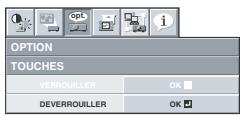 MITSUBISHI FD630U - Pour annuler la fonction de verrouillage par mot de passer: - 1