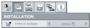 MITSUBISHI FD630U-G - Utilisation du menu - 3