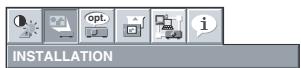 MITSUBISHI FD630U-G - Utilisation du menu - 2