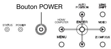 MITSUBISHI HC6000 - Arrêt de la projection: - 1
