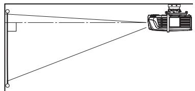 MITSUBISHI HC6000 - Projection avant, fixation au plafond - 1