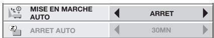 MITSUBISHI HC6000 - Réglage des menus: - 5