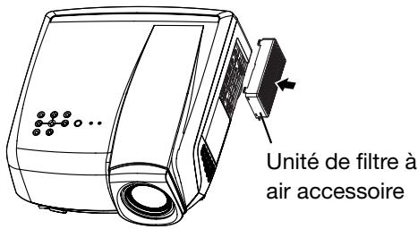 MITSUBISHI HC6000 - Fixation de l'unité de filtrer à air accessoire - 1