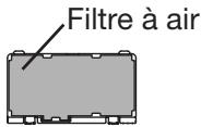 MITSUBISHI HL2750 - Nettoyage du filtré à air - 2