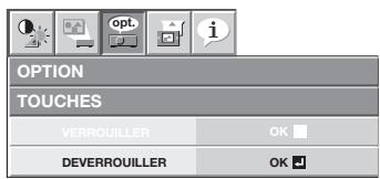 MITSUBISHI HL2750 - Pour annuler la fonction de verrouillage par mot de passage: - 1