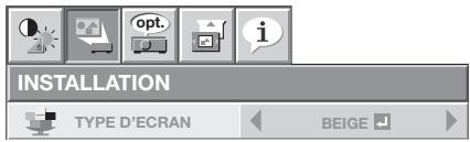 MITSUBISHI HL2750 - Réglage des menus: - 3