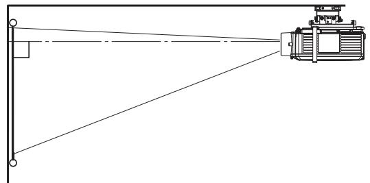 MITSUBISHI HL2750U - Projection avant, fixation au plafond - 1